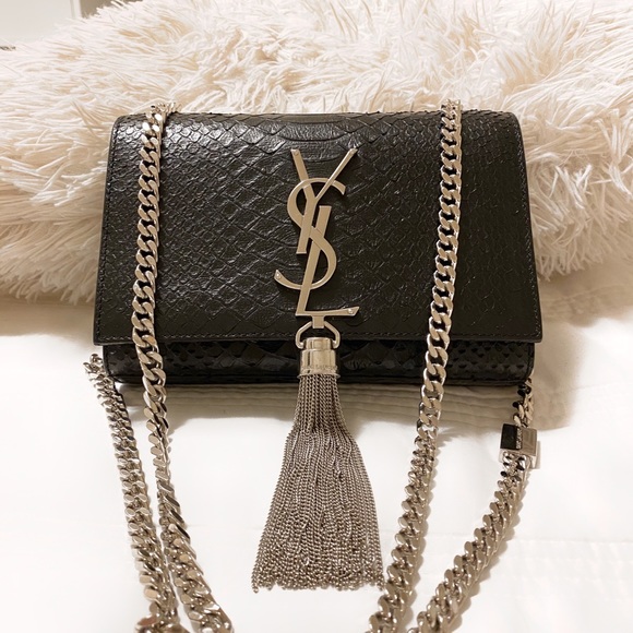 YSL Python Rare Small Kate Python Bag - Picture 1 of 7